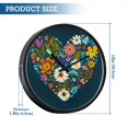 thumbnail image 3 of Indoor 12' Voice-Activated Luminous Decoration Wall Clock With LED Night Light Heart-shaped Design, 3 of 8