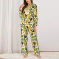 thumbnail image 2 of Sikiie Animals Women's Long-Sleeve Shirt and Full-Length Bottom Pajama Set (s-xxl)-Medium, 2 of 7