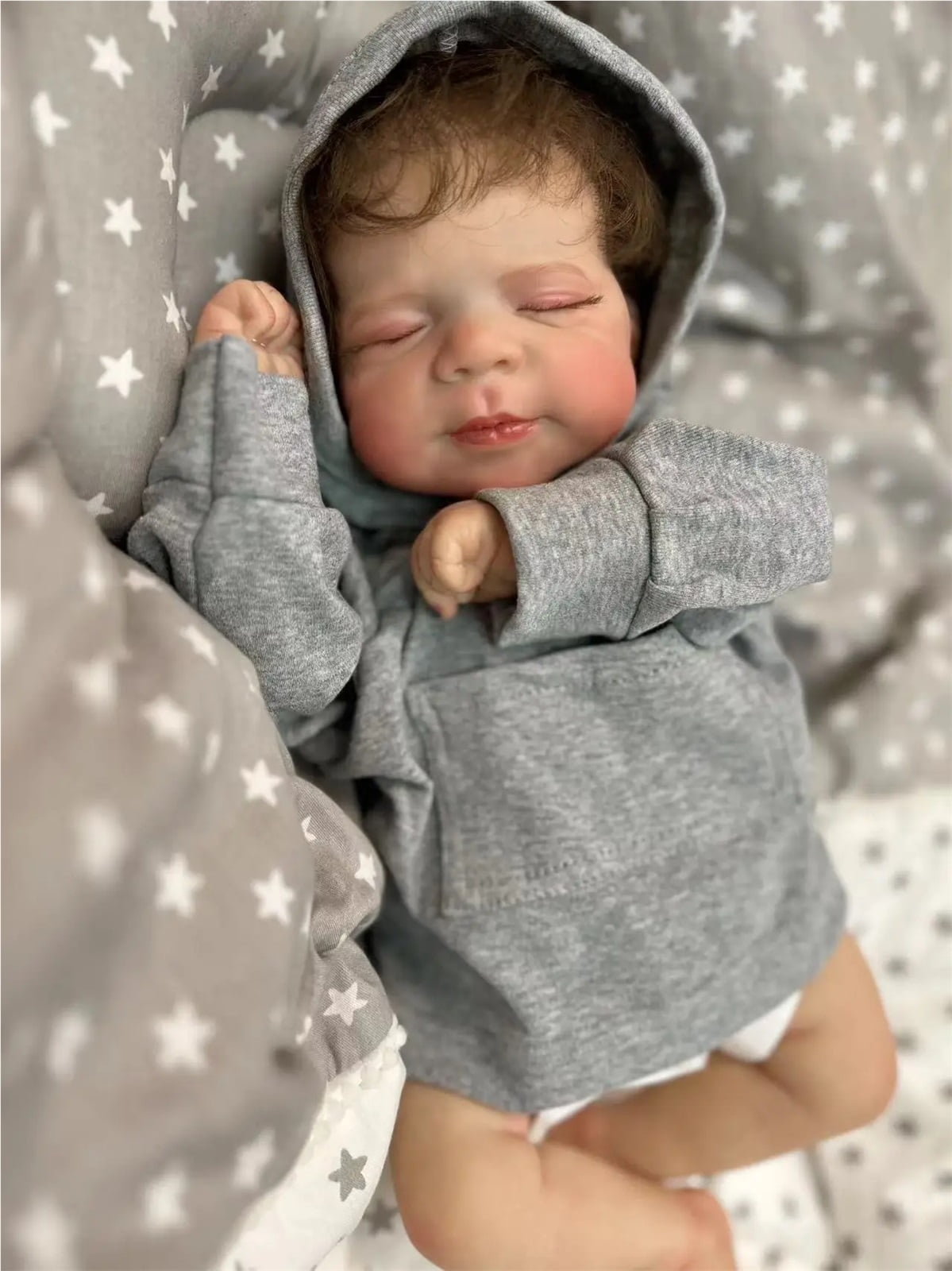 45cm realistic sleeping baby dolls life size silicone baby reborn dolls silicone newborn baby