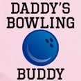 thumbnail image 2 of CafePress - Daddys Bowling Buddy Body Suit - Baby Light Bodysuit, Size Newborn - 24 Months, 2 of 4
