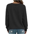 thumbnail image 7 of RongHuan Sweatshirt for Women Raglan Long Sleeve V Neck Pullover Sweat Shirts Ladies Fall Lightweight Casual Going Out Tops, 7 of 7