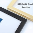 thumbnail image 4 of Marco de fotos KAOIKO de madera maciza de 40,7 x 50,8 cm con negro mate, paquete de 2, 4 of 5