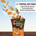 thumbnail image 4 of Breton Veggie Crisps Spicy Chipotle Cheddar, 2-Pack – Popped Not Fried, Gluten-Free Vegetable Chips made with Yellow Peas, Beets, and Sweet Potato, 4 of 8