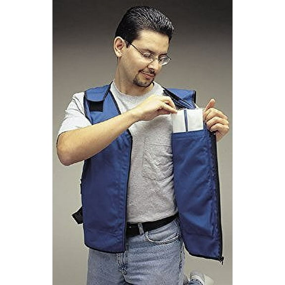 Allegro Industries FR Cooling Vest,Blue,3 hr.,L 8413-03