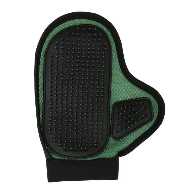 Guante de baño ligero para mascotas 1 Pc Unique Bargains para baño verde TPR malla