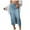 Light Blue, variant on Midi Skirts for Women Jean Denim Skirt with Pockets Mid High Waist Stretchy Bodycon Midi Womens Clothes Black L