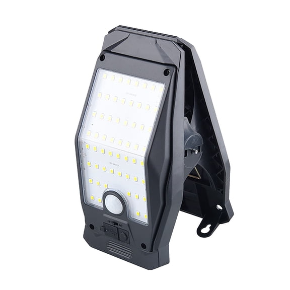 High Brightness Solar Outdoor Clip Lights with Remote Control - Intelligent Sensing LED Wall Lamps for Balcony and Garden