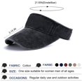 thumbnail image 3 of Sun Sports Visor-Golf Beach Visor Cap Protección UV Sombrero ajustable para mujerBlack-Wash esquí esquí Gafas de esquí, 3 of 5