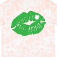 thumbnail image 4 of Inktastic St. Patrick's Day Lucky Lips with White Shamrock T-Shirt, 4 of 5