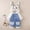 Blue, variant on IVEYRTF Toddler Kids Bodysuit Cute Print Fleece-Lined Hooded Romper Zip Thermal Fall Winter Cozy Warm One-Piece Outerwear for Baby 1-2 Years(Coffee,9 Months)