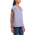 thumbnail image 3 of Splendid Ladies' Linen Blend Top, Blue, Medium, 3 of 3