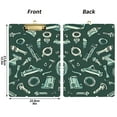 thumbnail image 5 of FORMRS Acrylic Clipboard with Low Profile Clip Standard A4 Letter Size, 12.5" x 9", Machine Parts Pattern, 5 of 8