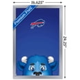 thumbnail image 3 of NFL Buffalo Bills - S. Preston Mascot Billy 20 Wall Poster, 14.725" x 22.375", Framed, 3 of 3