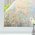 thumbnail image 4 of Crescent Window Privacy Stickers, Static Cling Decorative Film, Heat Insulation Window Decals, Removable Reusable Glass Covering, Home Office Decor, 4 of 6