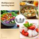 thumbnail image 5 of 8 cuencos de acero inoxidable aislados, cuenco de sopa de metal de doble pared de 28 oz, cuenco de helado, cuenco de metal resistente al frío y al calor, cuenco para servir antideslizante para ensalad, 5 of 5