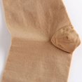 thumbnail image 3 of iMucci 20-30 mmHg Compression Stockings for Women and Men, Thigh High Length, Dot-Top, Open Toe, Beige, Large, 3 of 9
