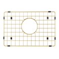 thumbnail image 1 of Protector de fregaderos Starstar, rejilla inferior para fregadero de cocina de acero inoxidable 304, dorado mate (15,5 L x 10,25 W), 1 of 1