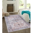 thumbnail image 3 of GLN Rugs Myra - Indoor, Machine Washable Area Rug 5'x7' Multi/Cream Home Carpet, 3 of 7