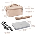 thumbnail image 7 of Bentgo Heat - Electric Lunch Bag & Food Warmer for Reheating Meals in Car, at Work & More - Heated Lunch Box Warmer for Adults, Students & Shift Workers, 12V/24V Auto & 120V Wall Cords (Sand), 7 of 7