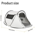 thumbnail image 2 of Portable Canopy Tent Beige, 2 of 5