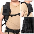 thumbnail image 1 of Bolsa Molle 100D Nylon cinturón cintura paquete bolsa impermeable Molle teléfono bolsa para senderismo (negro), 1 of 8