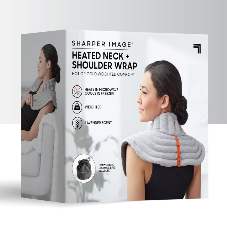 Sharper Image Heated Neck & Shoulder Wrap, Lavender Aromatherapy photo 7