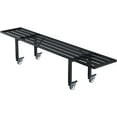 thumbnail image 6 of 2 Tier Metal Sturdy Narrow Plant Stand with Wheels, Plant Stand Indoor and Outdoor, L35.43 x W10.3 x H29.9 inch, 440 LBS Capacity & Heavy Duty Construction., 6 of 13