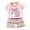 Pink, variant on BOVXNPU Boys Girls Summer Clothing Sets, Toddler Kids Baby Boys Girls Fashion Short Sleeve Puppy Print Casual Suit Summer Outfits