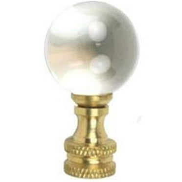 Jandorf Specialty Hardw Finial Glss Ball 1-7/8In Brass 60112