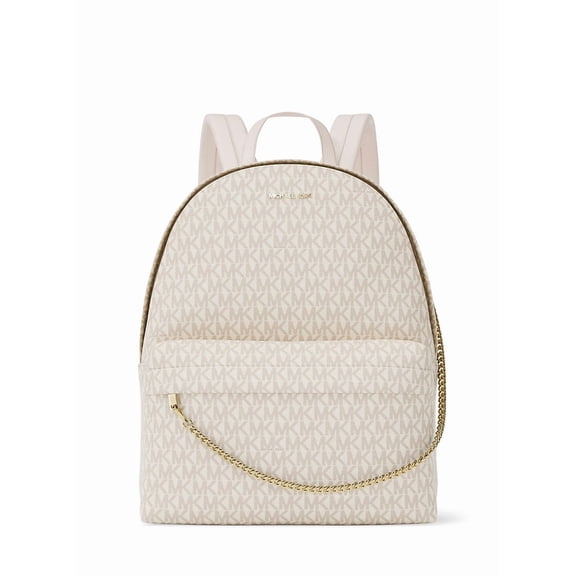 Michael Kors Womens Slater Medium Signature Logo Backpack