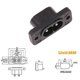 thumbnail image 3 of Enchufe macho C8, toma de corriente hembra, conector eléctrico integrado de 35 mm x 15 mm, CA 25 A 250 V, enchufe en forma de 8., 3 of 5