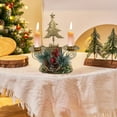 thumbnail image 4 of PRETXORVE Christmas Decor, Christmas Tree Decorations, Christmas Golden Wrought Iron Double Candlestick Window Sill Table Decoration Christmas Festival Decoration, 4 of 6