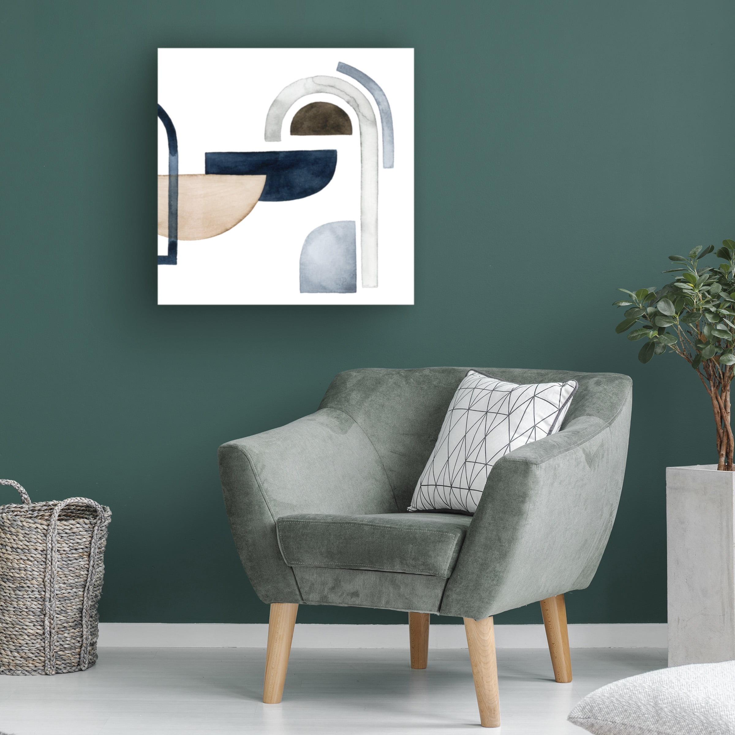 Grace Popp 'Moving Pieces V' Canvas Art