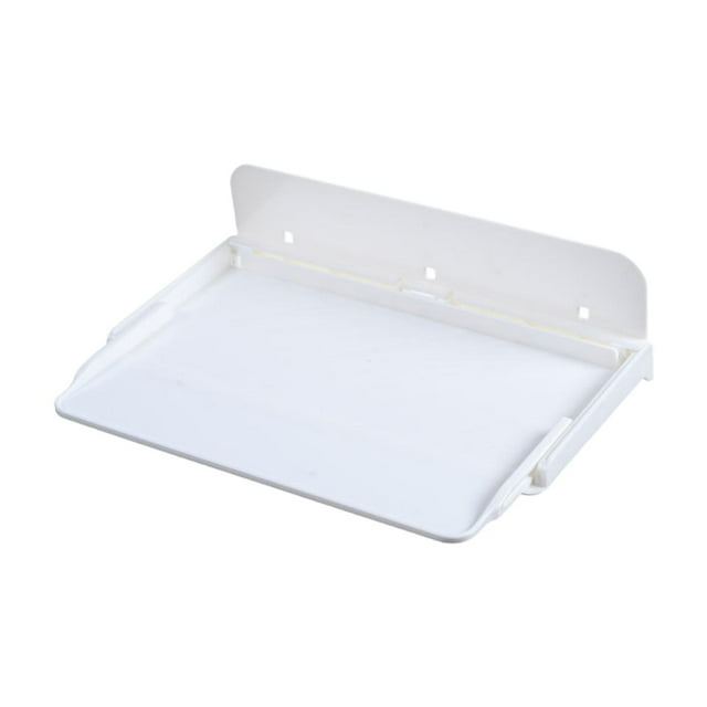 Estante flotante para mesita de noche, moderno, sin taladros, bandeja organizadora para apartamento, dormitorio, cocina, espacio pequeño, sala de