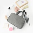 thumbnail image 4 of Space Efficient Makeup Bag for Women Travel Toiletry Organiser with Clear Sections Water Resistant Holder, 4 of 9