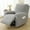 Grey, variant on AIGIA Recliner Chair Covers Stretch Recliner Covers 4 Pieces with Storage Pockets Soft Recliner Slipcovers for Living Room