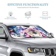 thumbnail image 4 of ZICANCN Car Sun Shades Front Windshield, Beautiful Watercolor Butterfly Automotive Front Window Sun Shield Visor, Small Size, 4 of 9