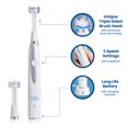thumbnail image 4 of Triple Bristle Kids Sonic Toothbrush 2 Pack 3-Sided Brushing to Clean Teeth and Gums Dentist Created & Approved Fun Sticker Rewards Rechargeable Toothbrush, 4 of 4