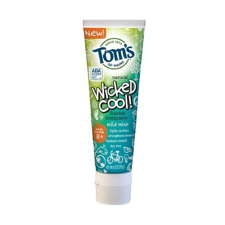 Toms Of Maine Wicked Cool Kids Anticavity Fluoride Toothpaste, Mild