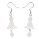 thumbnail image 4 of 1 juego de pendientes colgantes con borlas y peineta de flores chinas antiguas, color blanco, 4 of 9