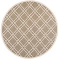 thumbnail image 1 of Safavieh Courtyard Tapis Intérieur Extérieur Marron - Rond 7 Pieds10 Pouces, 1 of 5