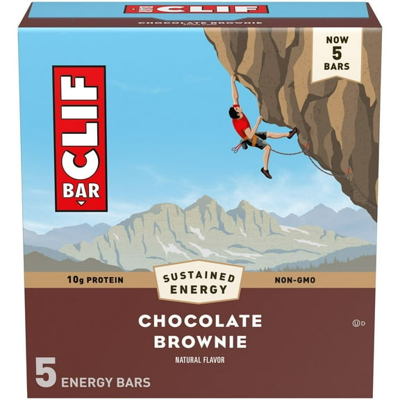 Clif Bar Chocolate Brownie Bars - 12oz/5ct - Pack of 2