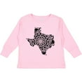 thumbnail image 3 of Inktastic Texas Silhouette Mandala Boys or Girls Long Sleeve Toddler T-Shirt, 3 of 5