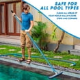thumbnail image 5 of SANLIKE 200cm Swimming Pool Brushes-Pool Brush Stainless Steel Brush Head with Aluminum Pole Adjustable Length Pool Cleaning Tool, 5 of 8