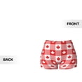 thumbnail image 4 of KLL Maple Leaves1 Pattern Workout Shorts for Women Scrunch Short Gym Yoga Running Sport Active Exercise Fitness Shorts, 4 of 8