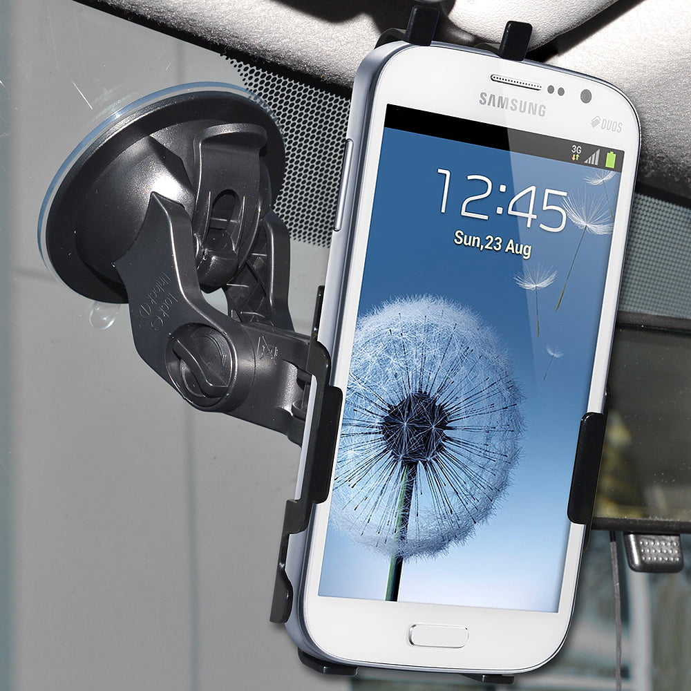 Samsung GALAXY Grand Car Mount Holder, 3 in 1 Slim Non Slip Suction Cup