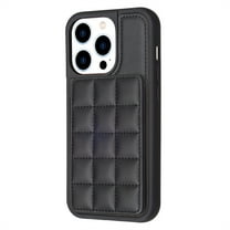 ELEHOLD for Apple iPhone 14 Card Holder Back Case with Pockets, Premium PU Leather ID Cash Credit Slots Magnetic Kickstand Flip Folio Slim Hard Protective Cover, black
