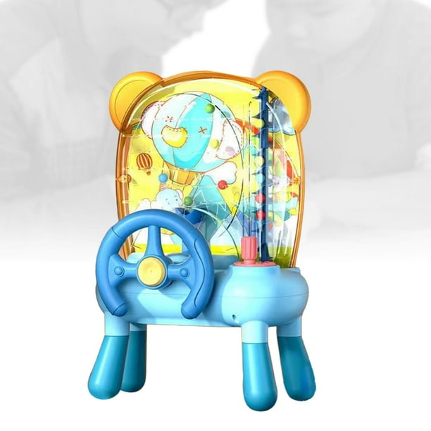 Catching Balls Toy Machine Ball Popper Toy Juego de mesa, Juguete educativo Montessori, Simulación Puzzle Juego de mesa Juguetes Niños Catching Ball azul con patas