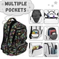 thumbnail image 7 of Pzuqiu Galaxy Tractor Rainbow Backpack for Boys 17 Inch Breathable Padded Shoulder Strap School Bookbag with Multiple Pockets for 6-14 Years Old Elementary Middle School Students, 7 of 7