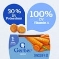 thumbnail image 4 of Gerber 2nd Foods Natural for Baby Baby Food, Carrots, 4 oz Tubs (16 Pack), 4 of 10